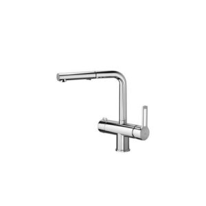 RIN295CR-MET Rubinetto miscelatore lavello monoforo con canna orientabile RINGO PAFFONI - immagine 1