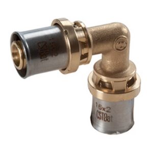 RM122Y017 Raccordo curvo 90°, a pressare multipinza 90 x 5 GIACOMINI - immagine 1