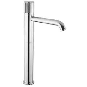 RTF003151 MONOCOMANDO LAVABO T/C SMALLPROLUNG. CROMATO RIGATINO FRISONE