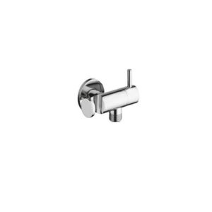 RU0000151 RUBINETTO C/ARRESTO C/FORCELLA PORTA DOCCIA CILINDRICO CROMATO FRISONE
