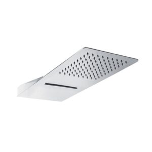SD2150253CR Soffione Berlino anticalcare getto a pioggia e cascata 550x230 mm SPHERA - immagine 1