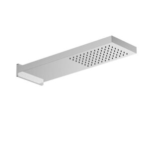 SD2450253CR Soffione Maiorca 1 getto pioggia acciaio 550x170 mm SPHERA - immagine 1