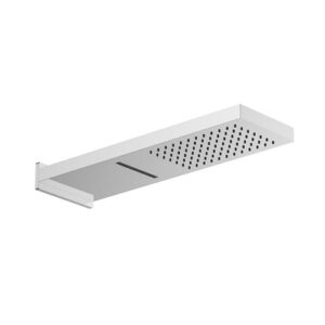 SD2550253CR Soffione ibiza 2 getti pioggia e cascata 550x170 mm acciaio SPHERA - immagine 1