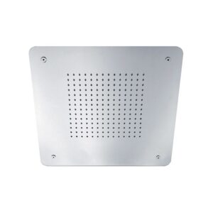 SD4958403CR Soffione Rain in acciaio 400x400mm getto pioggia SPHERA