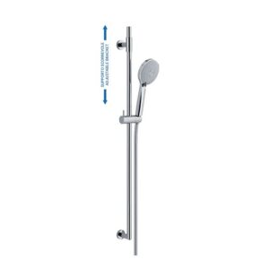 SL0V46703CR Saliscendi Evolution 90cm con scorrevole e supporto regolabile con doccia Alisso SPHERA