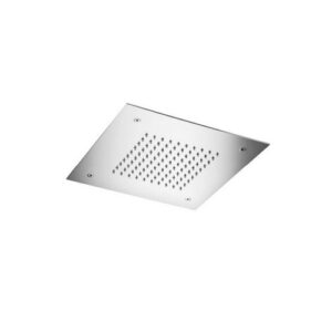SO0I40051400 SOFFIONE 400X400 DA INCASSO SOFFITTO ANTICALCARE ACCIAIO INO FRISONE