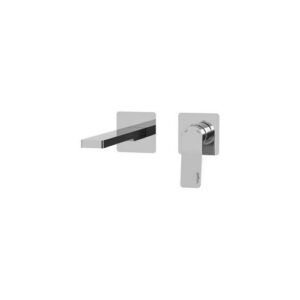 TI105CR70 Mix incasso 2 Fori con 2 Piastre 70x70 bocca L200 TILT PAFFONI - immagine 1