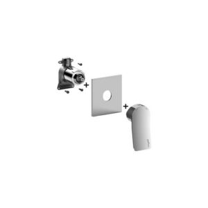 TIBOX010CR Rubinetto miscelatore incasso PBOX 010 piastra ABS TILT PAFFONI - immagine 1