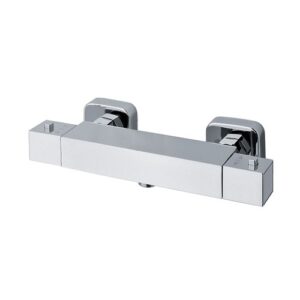TM2Q00003CR Miscelatore termostatico esterno con attacco 1/2" inferiore quadrato cromato SPHERA