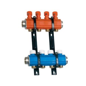 1003.06.60 Kit collettori modulari in polimero anticondensa 3+3 RBM
