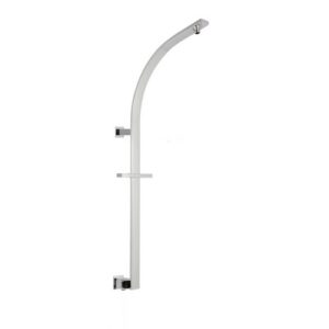 11102 Asta rettangolare in ottone cromato sezione 42×14 mm DAMAST