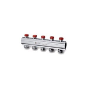 208DM-06-10 Collettore con detentori att.3/4" 1"x 10 vie TE-SA