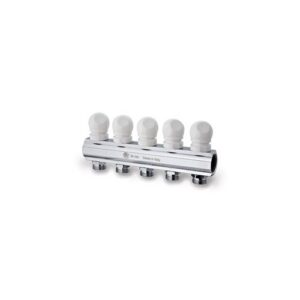 208VTT-06-10 Collettore con vitoni e maniglie att.3/4" 1"x 10 vie TE-SA