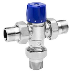 2133.09.00 Miscelatore termostatico a T regolabile impianti sanitari 2" RBM