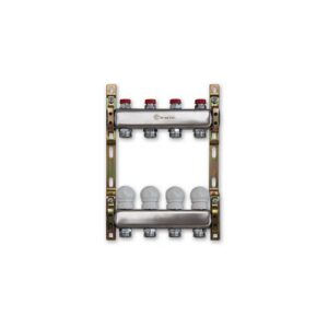 220A-07-07 Collettore inox con detentori att. 3/4" 1-1/4"x 7 vie TE-SA - immagine 1