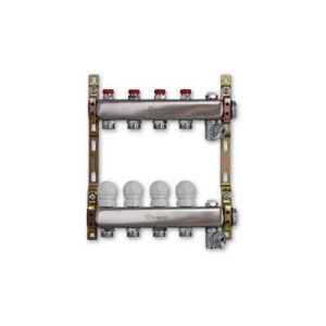 220A2-07-04D Collettore inox con detentori att.3/4" 1-1/4"x 4 vie TE-SA - immagine 1