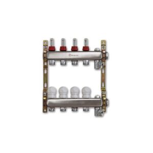 220ATD2-06-08D Collettore inox con vitoni dinamici att. 3/4" e kit D 1"x 8 vie TE-SA - immagine 1