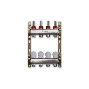 220ATT-07-04 Collettore inox con flussimetri att.3/4" 1-1/4"x 4 vie TE-SA - immagine 1
