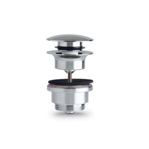 230.21.018 Piletta da 1" 1/4 con scarico a pulsante H.min 15mm - max 67 mm cromo NEWFORM