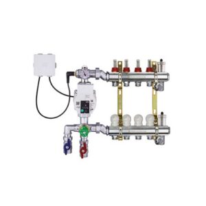 248TTIN-06-02 Gruppo di regolazione con mix termostatico 1"x 2 vie TE-SA