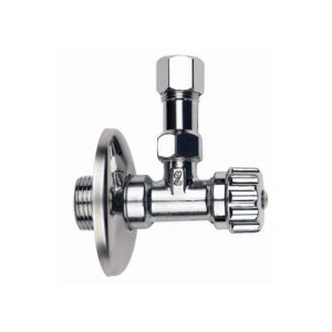 2501 RUBINETTO SOTTOLAVABO C/DADO+ROSONE+PROLUNGA 1/2x3/8 ABS ZAGI