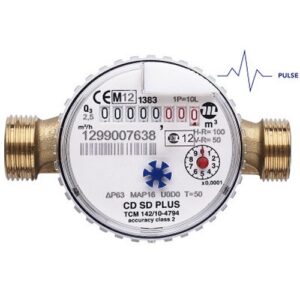 2564.05.00 Kit contatore AFS basse portate con lancia impulsi VC25LI 3/4" RBM - immagine 1
