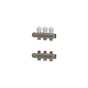 258ASBR-06-04 Gruppo distribuzione alta temperatura inox att.3/4" 1"x4 TE-SA