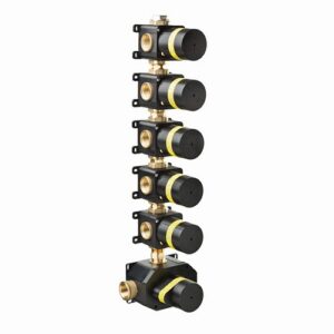 27879.00.000 Corpo incasso per miscelatori termostatici multiutenza 5 uscite 3/4" NEWFORM