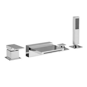 3502900 Batteria bordo vasca con bocca, deviatore VitaDue FRATELLI FRATTINI - immagine 1