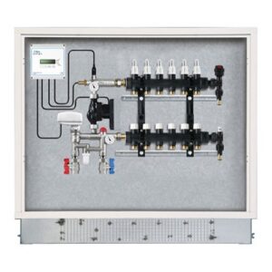 3691.03.60 Modulo di distribuzione preassemblato in kit da incasso 3 vie RBM - immagine 1
