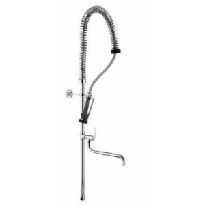 09420 Gruppo doccia prelavaggio stoviglie H=1200 mm con rubinetto IDRAL - immagine 1