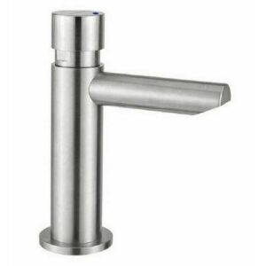 08410 Rubinetto per lavabo temporizzato serie INOX con comando a pulsante IDRAL - immagine 1