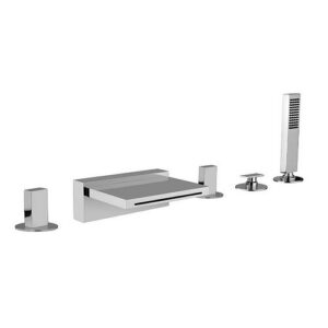 53029A00 Batteria bordo vasca bocca, deviatore e doccia Vita FRATELLI FRATTINI - immagine 1