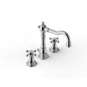 55010102A00CRCR Rubinetto lavabo cromato Classic Kent 2 ZAZZERI
