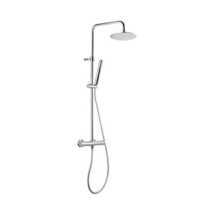 61157.21.018 Colonna doccia con miscelatore termostatico esterno cromo NEWFORM - immagine 1