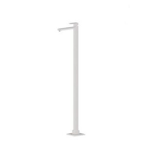 66418E.21.018 Miscelatore monocomando per lavabo con colonna di alimentazione a pavimento cromo NEWFORM - immagine 1