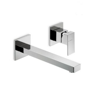 66428E.21.018 Parte esterna gruppo miscelatore monocomando a parete per lavabo cromo NEWFORM - immagine 1
