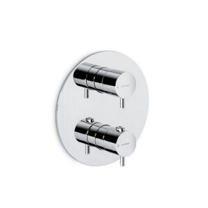 67608E.21.018 Parte esterna miscelatore termostatico ad incasso cromo NEWFORM - immagine 1