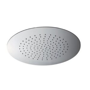 682.21.018 Soffione tondo ad incasso in acciaio con getto pioggia Ø 400mm cromo NEWFORM - immagine 1