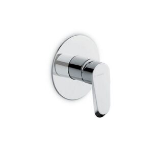 68975E.21.018 Parte esterna miscelatore monocomando ad incasso ad una uscita, ingressi ed uscite da 1/2" cromo NEWFORM - immagine 1