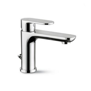 69309.21.018 Miscelatore monocomando per lavabo con scarico da 1”1/4 bocca prolungata cromo NEWFORM - immagine 1