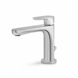 69410.21.018 Miscelatore monocomando per lavabo con scarico da 1”1/4 cromo NEWFORM - immagine 1