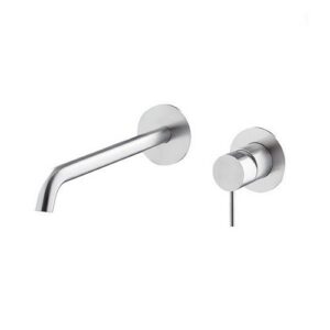 69630EX.50.050 Parte esterna gruppo miscelatore monocomando a parete per lavabo senza scarico acciaio inox NEWFORM - immagine 1