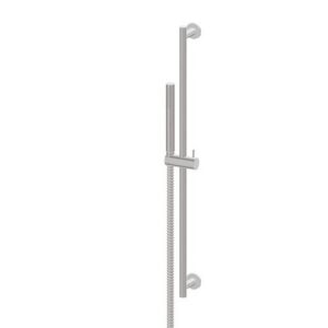 69656X.50.050 Asta saliscendi completa con doccetta e flessibile LL.150 cm, senza presa acqua inox NEWFORM - immagine 1