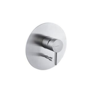 69670EX.50.050 Parte esterna miscelatore monocomando ad incasso con deviatore a due uscite 1/2" inox NEWFORM - immagine 1