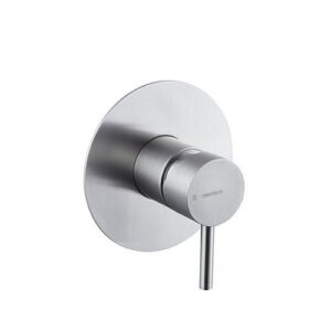 69675EX.50.050 Parte esterna miscelatore monocomando ad incasso ad una uscita, ingressi ed uscite da 1/2" inox NEWFORM - immagine 1
