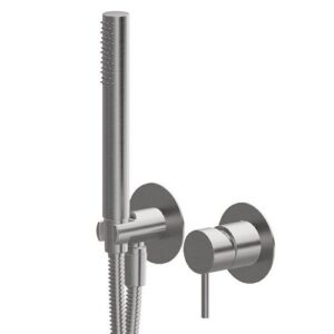 69676EX.50.050 Parte esterna gruppo doccia composto da miscelatore vasca da incasso con set doccia inox NEWFORM - immagine 1