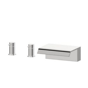 70032.21.018 Gruppo bordo vasca con getto a cascata cromo NEWFORM - immagine 1