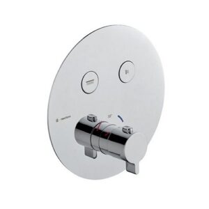 70402E.21.018 Parte esterna miscelatore termostatico ad incasso a due uscite cromo NEWFORM - immagine 1