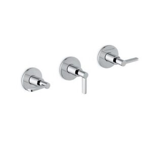 71072E.21.018 Parte esterna gruppo doccia incasso completo di deviatore a 2 uscite 1/2” cromo NEWFORM - immagine 1
